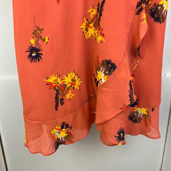 Madewell Posy Cactus Flower Dress Spiced Rose Sz 6 J0296 - Picture 4 of 12